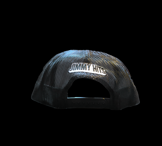 "H" TRUCKER HAT BLACK